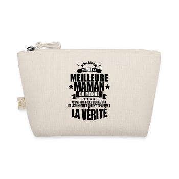 je dis pas que je suis la meilleure maman du monde - Trousse biologique - nature - Devant