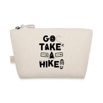 Go Take A Hike Hiker Mountaineering Alps Mountain - Bio-Täschchen - Natur - Vorne