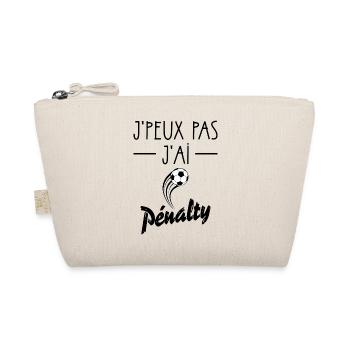 J'Peux Pas J'ai Pénalty Fan et Joueur De Foot - Trousse biologique - nature - Devant