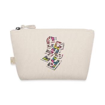 crazy face face happy cartoon happy face - Organic Pouch - nature - Front