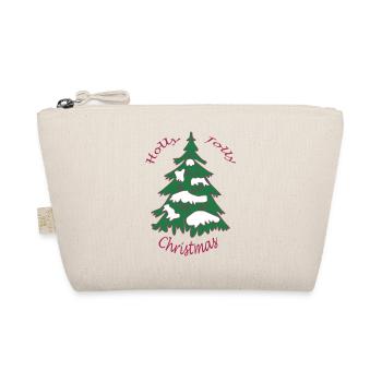 Holly Jolly Christmas - Organic Pouch - nature - Front