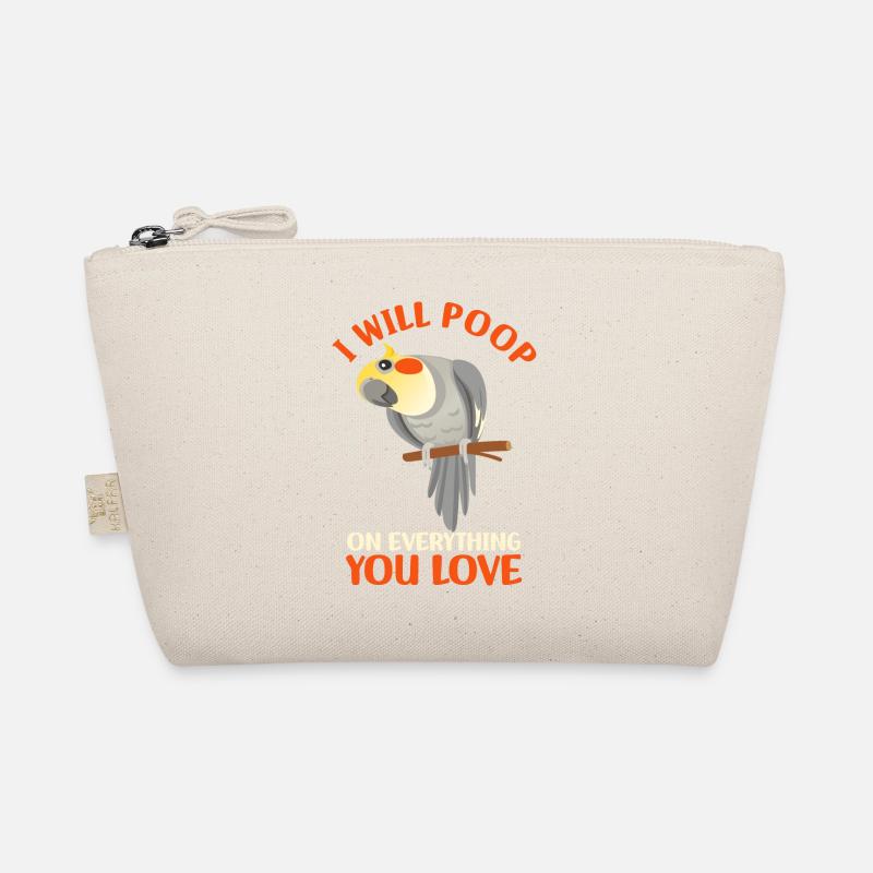 Nymphensittich Haustier Vögel | Vogel Geschenkidee Bio-Täschchen