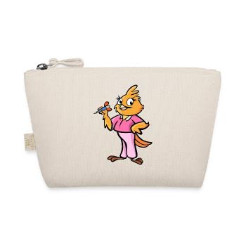 Dart Bird / Dart Playing Bird - Organic Pouch - nature - Front