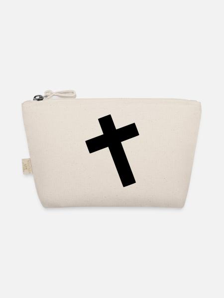 Cross Emoji Sketch Dessin Noir - Trousse biologique - nature - Devant