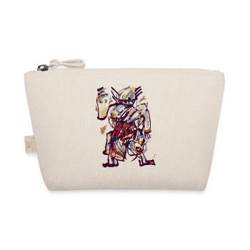 Samurai Abstract - Organic Pouch - nature - Front