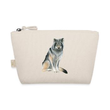 Wolf - Organic Pouch - nature - Front