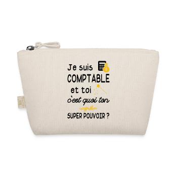 je suis comptable / cadeau humour comptable - Trousse biologique - nature - Devant