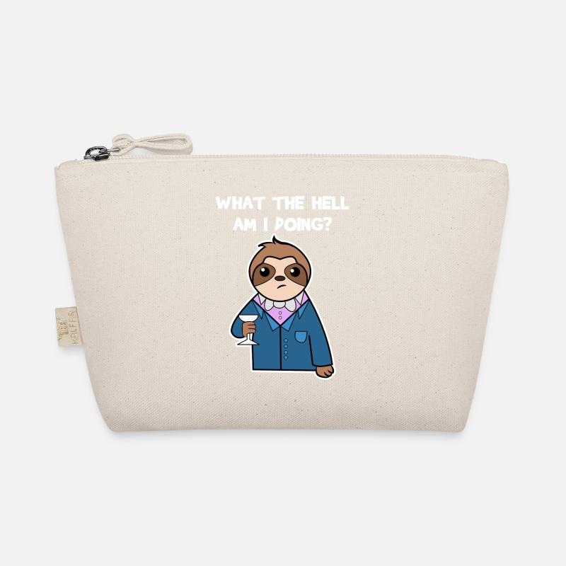 Tier Faultier Relax Urwaldbewohner Statement Bio-Täschchen