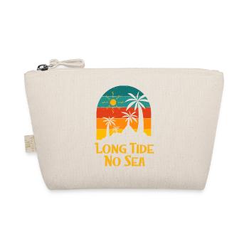 Long Tide No Sea Beach Friends Ocean Buddy Funny - Organic Pouch - nature - Front