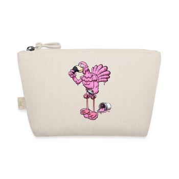 Turkey In Flamingo Disguise - Organic Pouch - nature - Front