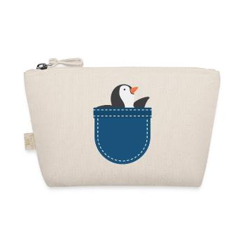 Animal Lovers Zoo Animal Gift Chest Bag Penguin - Organic Pouch - nature - Front