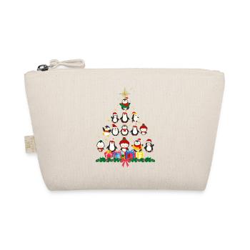 Pingouin Noël. Cadeau de Noël - Trousse biologique - nature - Devant