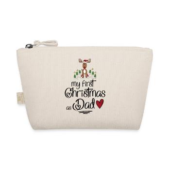 Mon premier Noël en tant que papa - Trousse biologique - nature - Devant