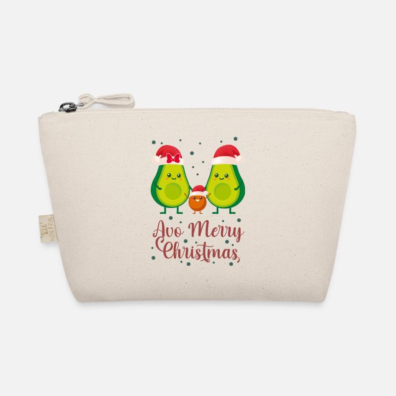Avocado Christmas 1 - Organic Pouch - nature