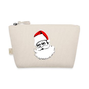 Christmas Hat Santa Claus Christmas 3 - Organic Pouch - nature - Front