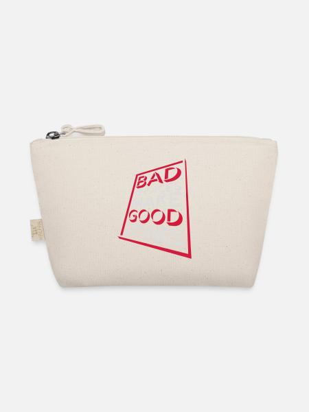 bad decisions great stories - Organic Pouch - nature - Front