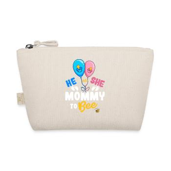 He or She Mommy To Bee Best Mom Ever Motherhood - Bio-Täschchen - Natur - Vorne