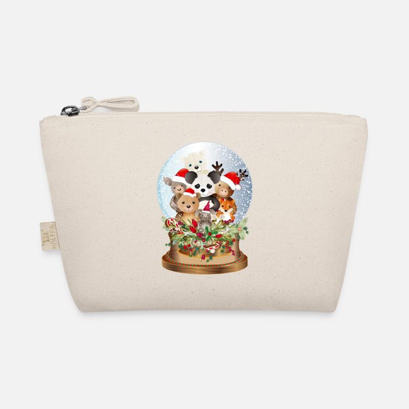 Belle boule à neige nostalgique avec peluches Trousse biologique