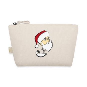 Santa Claus - Head- Beard Cutting - Organic Pouch - nature - Front