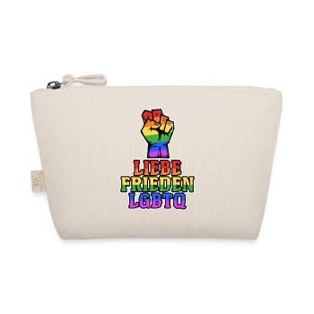 Equality Statement Love Lgbt Pride - Organic Pouch - nature - Front