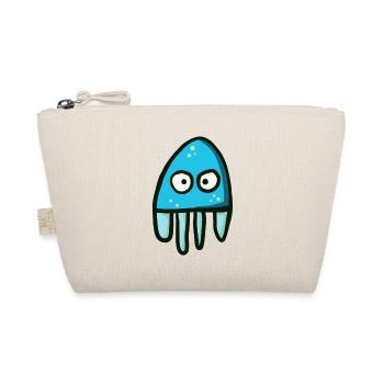 funny blue jellyfish - Organic Pouch - nature - Front
