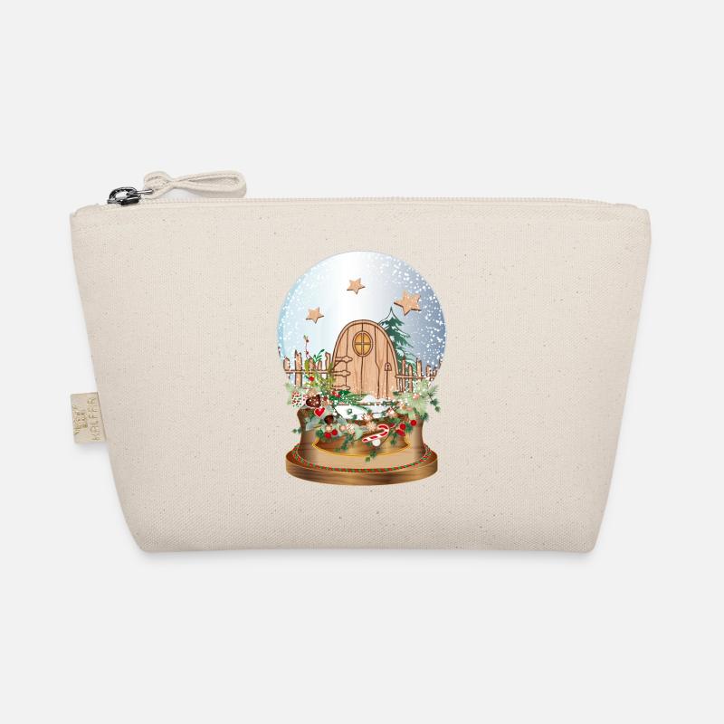 Boule à neige nostalgique avec porte elfe Trousse biologique
