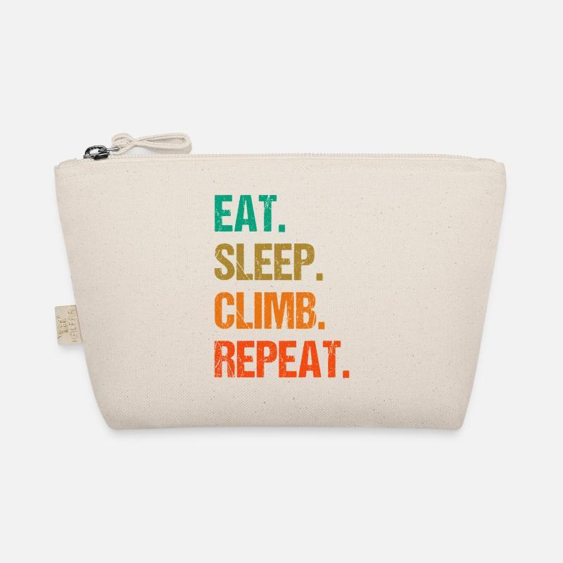 Eat Sleep Climb Repeat Rock Boulder Bouldering Roc Bio-Täschchen
