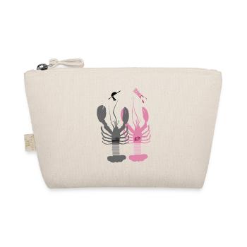 Bretagne - Homards gris et rose - Trousse biologique - nature - Devant