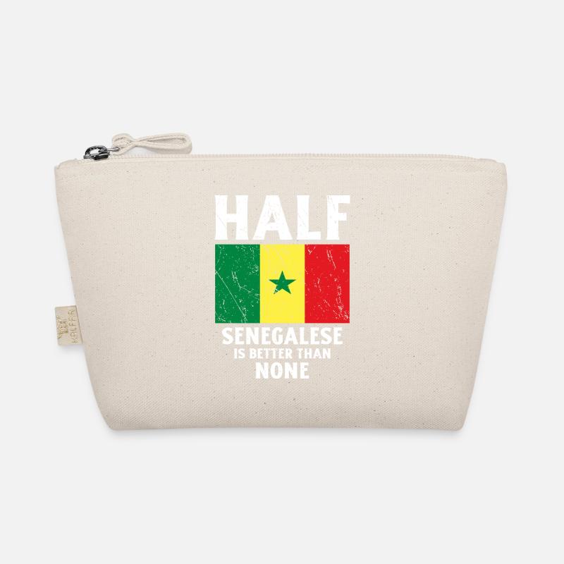 Half Senegalese is better than no national flag Organic Pouch
