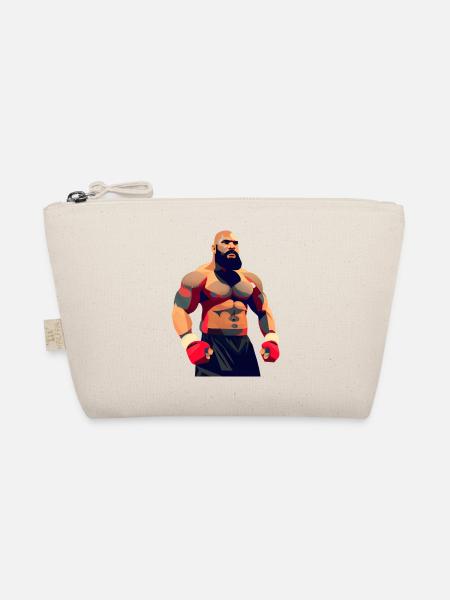 MMA Kämpfer - Bio-Täschchen - Natur
