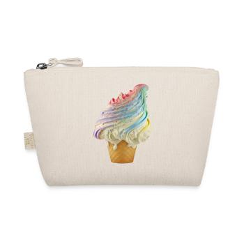 Regenbogen-Eiscreme Wellen - Bio-Täschchen - Natur - Vorne