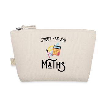 je peux pas j'ai maths - Trousse biologique - nature - Devant