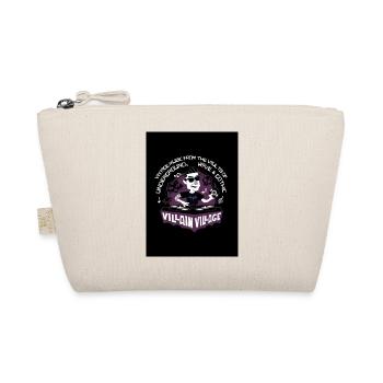 villains village logo Bat Sunglasses - Bio-Täschchen - Natur - Vorne