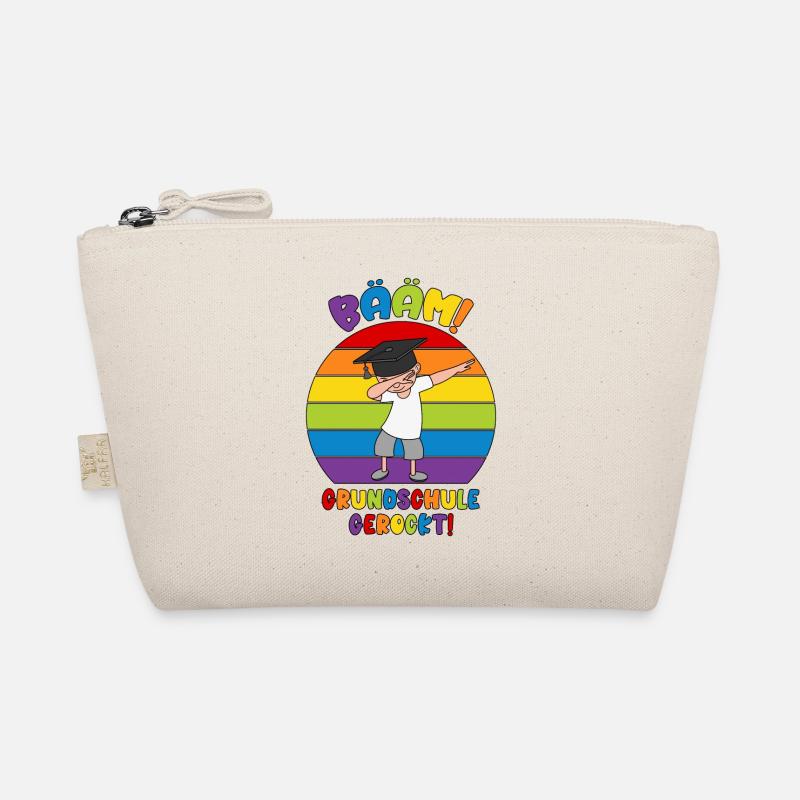 Abschluss Grundschule 2026 Bääm Schule gerockt Bio-Täschchen