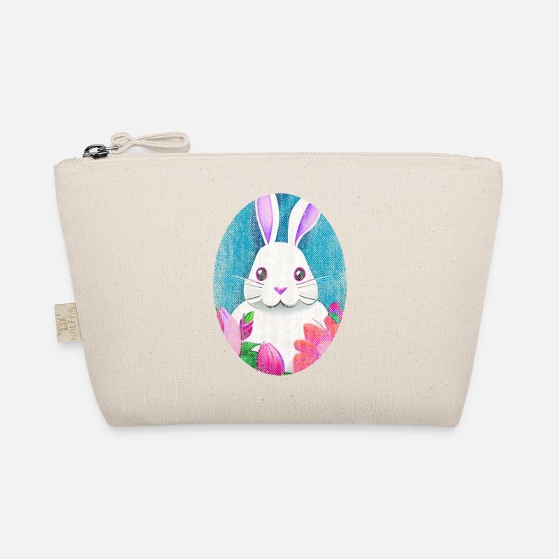 Easter Bunny retro used-look cool Organic Pouch