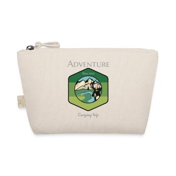 Adventure camping trip travel nature mountains - Bio-Täschchen - Natur - Vorne