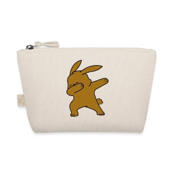 dabbing rabbit - Bio-Täschchen - Natur - Vorne