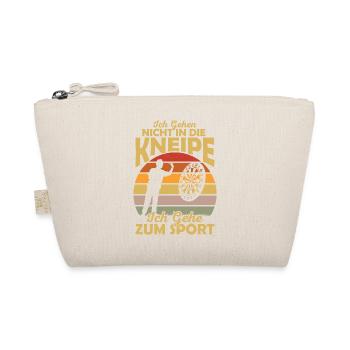 Ich gehen nicht in die Kneipe Ich gehe zum Sport D - Bio-Täschchen - Natur - Vorne