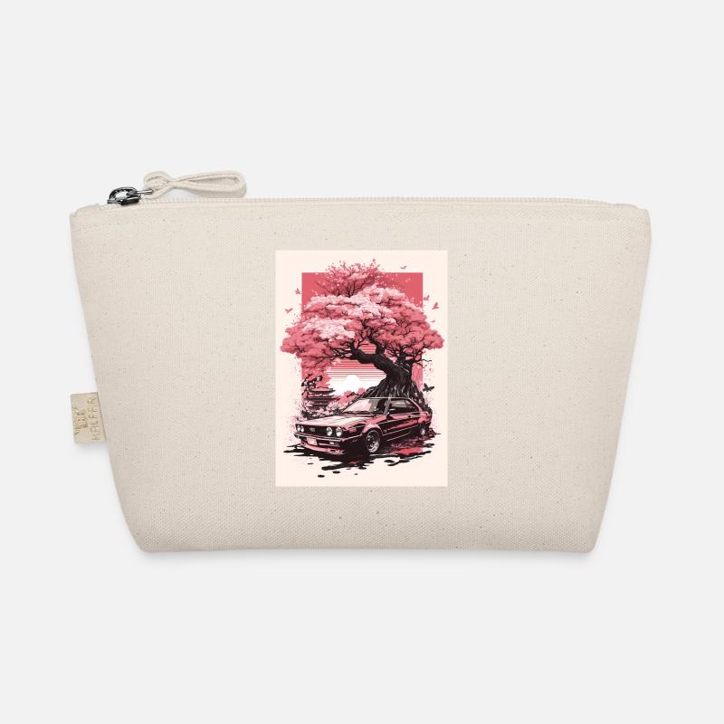 Vintage Sakura Cherry Blossom Tree Car Organic Pouch