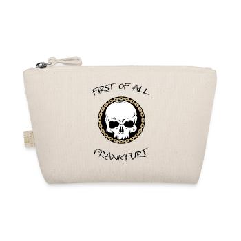 FIRST OF ALL - FRANKFURT, BIG LOGO - Organic Pouch - nature - Front