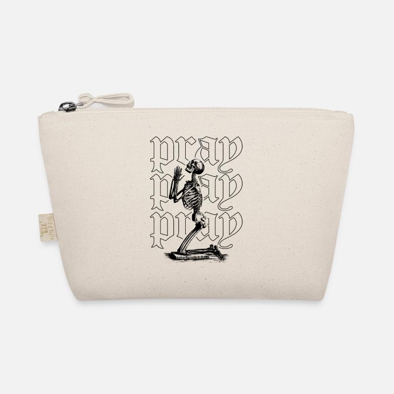 Skeleton Human Body Bone Praying Praying Organic Pouch