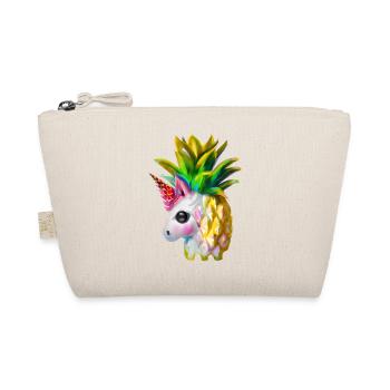 Einhorn-Ananas - Bio-Täschchen - Natur - Vorne