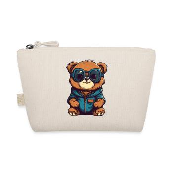 Mr Bear - Organic Pouch - nature - Front