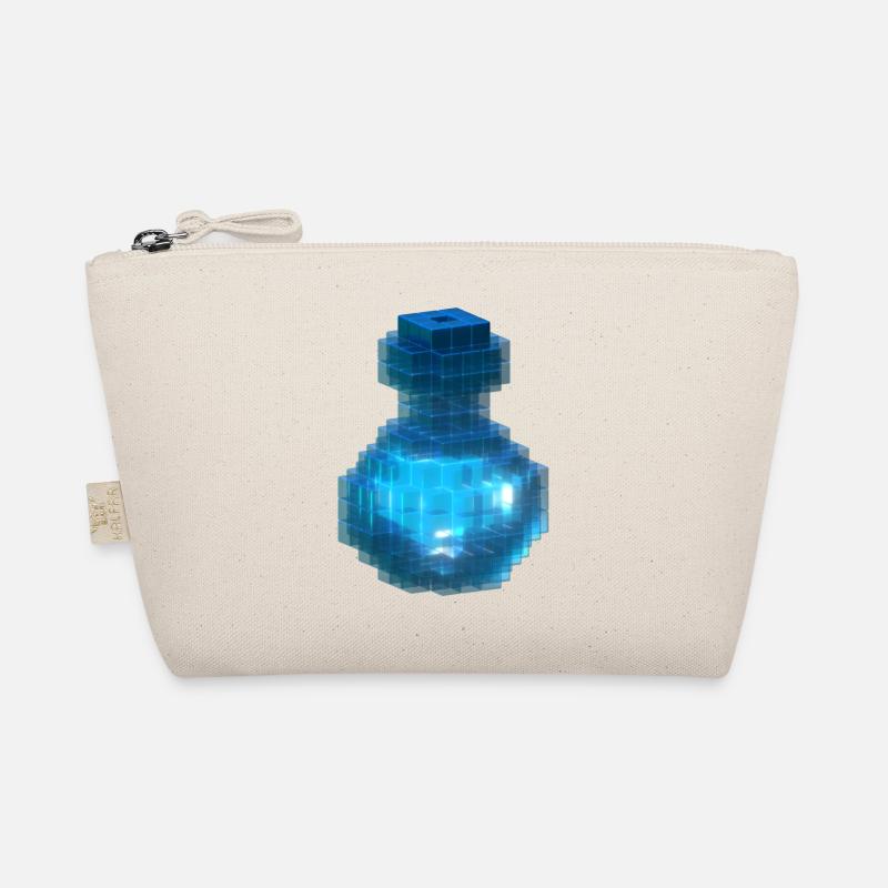 Sorcière Sorcière Potion Magique Cube Bouteille Bleu Océan Trousse biologique