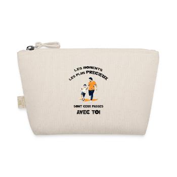 Bonne fête papa Football - Trousse biologique - nature - Devant