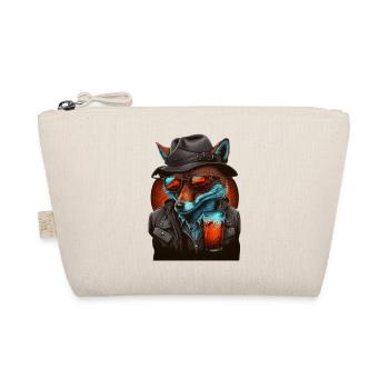 Renard gangster cool avec de la bière et des lunettes de soleil - Trousse biologique - nature - Devant
