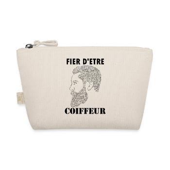 Fier d'être Coiffeur, idée de cadeau - Trousse biologique - nature - Devant
