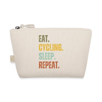 EAT CYCLING SLEEP REPEAT - Organic Pouch - nature - Front