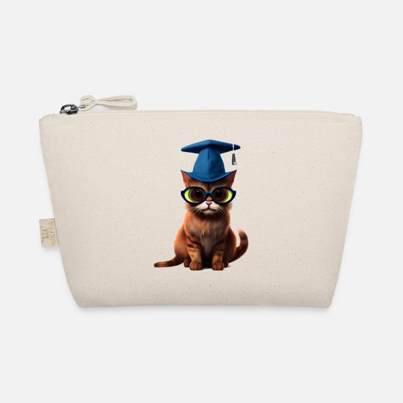 Bachelor School Leaving Certificate Cat Studies Graduate Organic Pouch