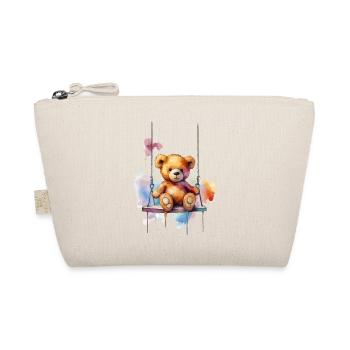 Nounours sur sa balançoire - Trousse biologique - nature - Devant